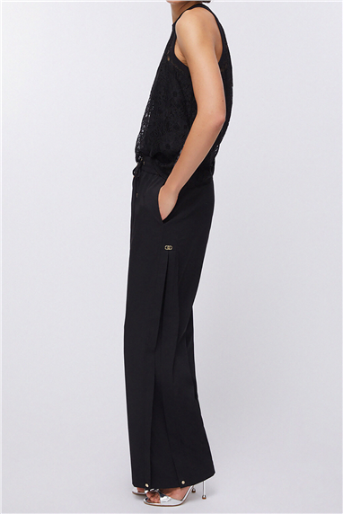 Liu Jo Ecs Pant.Ts Tpotf Lungo Kadın Pantolon Siyah