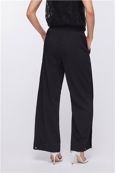 Liu Jo Ecs Pant.Ts Tpotf Lungo Kadın Pantolon Siyah