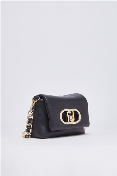 Liu Jo Ecs S Crossbody Kadın Mini Omuz Çantası Siyah