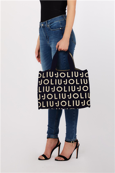 Liu Jo L Tote Knitted Logo Kadın Mini Omuz Çantası
