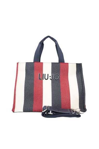 Liu Jo L Tote Striped Canvas Kadın Omuz Çantası