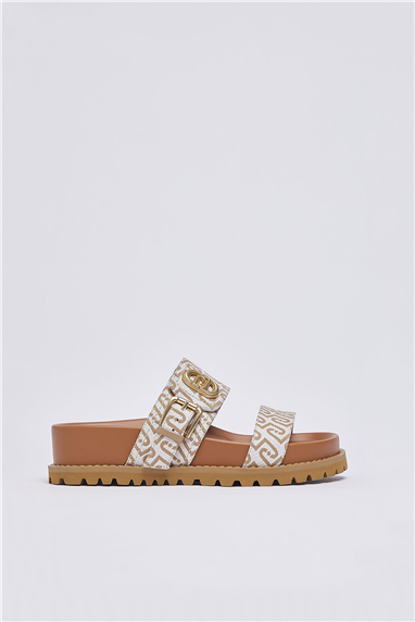 Liu Jo Livia 02 Monogram Kadın Sandalet Çok Renkli
