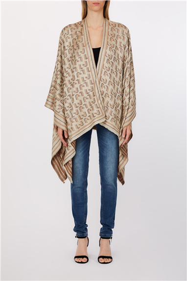 Liu Jo Lurex L J Kadın Panço