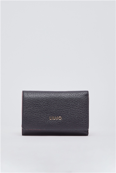Liu Jo M Trifold Kadın Cüzdan Siyah