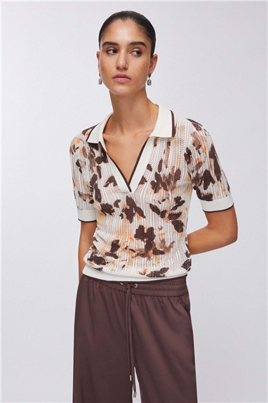 Liu Jo Maglia Chiusa M/C Kadın Triko