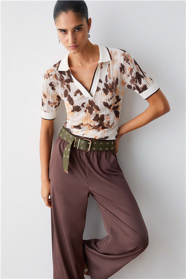 Liu Jo Maglia Chiusa M/C Kadın Triko