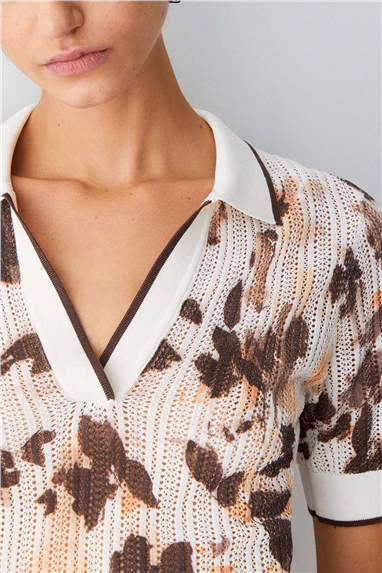 Liu Jo Maglia Chiusa M/C Kadın Triko