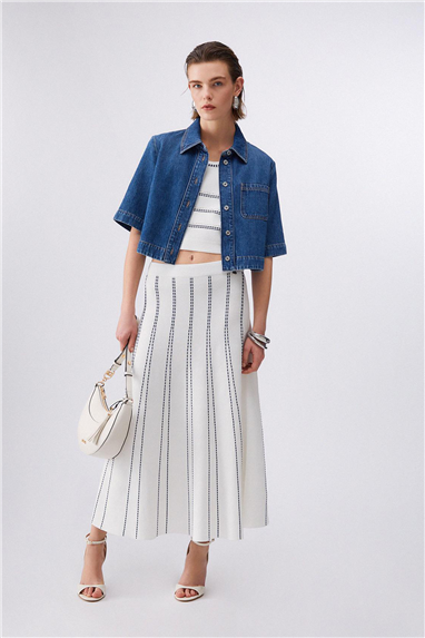 Liu Jo Maglia Chiusa S/M Kadın Triko