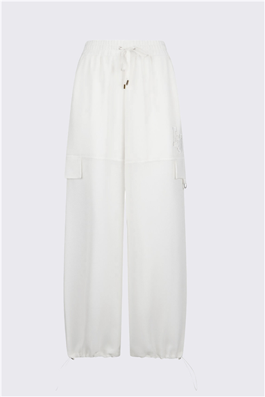 Liu Jo Pant.Ts Tpotf Lungo Kadın Pantolon Beyaz