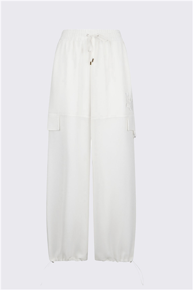 Liu Jo Pant.Ts Tpotf Lungo Kadın Pantolon Beyaz