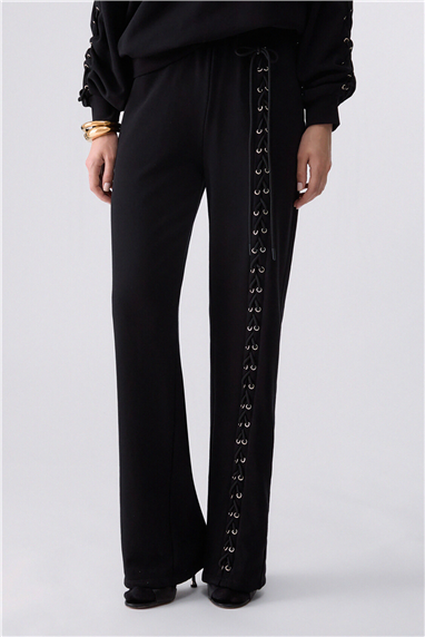 Liu Jo Pant.Felpa Lungo Kadın Eşofman Altı Siyah
