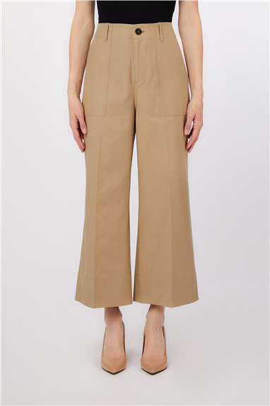 Liu Jo Pant.Chino Co Tencel Kadın Pantolon