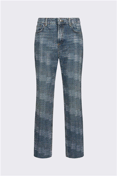 Liu Jo Pant.Straight Fit Hw Kadın Jean Pantolon