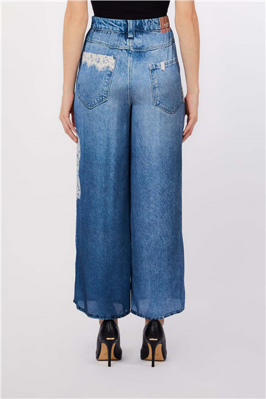 Liu Jo Pant.Flare Digital H.W. Kadın Jean Pantolon