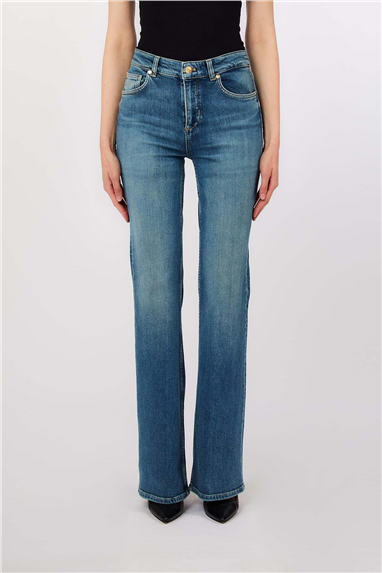 Liu Jo Pant.Magic Boot Cut H.W. Kadın Jean Pantolon