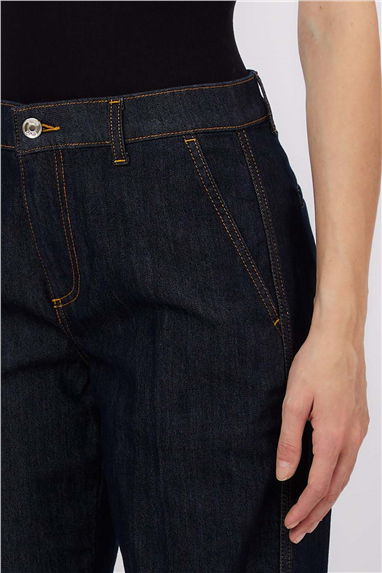 Liu Jo Pant.Straight Jetted H.W. Kadın Jean Pantolon