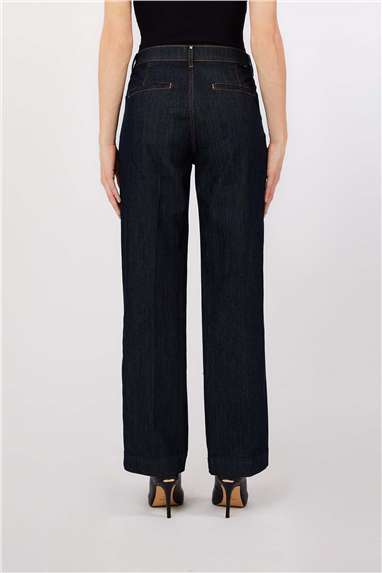 Liu Jo Pant.Straight Jetted H.W. Kadın Jean Pantolon