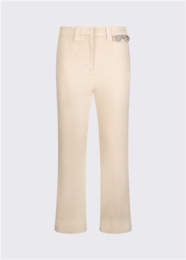 Liu Jo Pantalone Ricamato Kadın Pantolon Çok Renkli