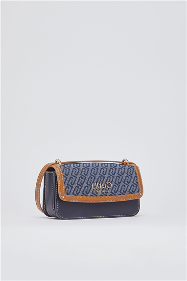Liu Jo S Crossbody East West Kadın Mini Omuz Çantası Mavi