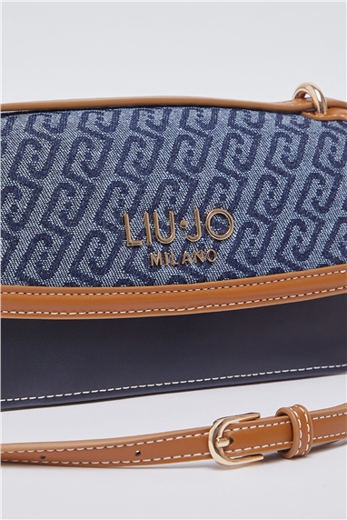 Liu Jo S Crossbody East West Kadın Mini Omuz Çantası Mavi