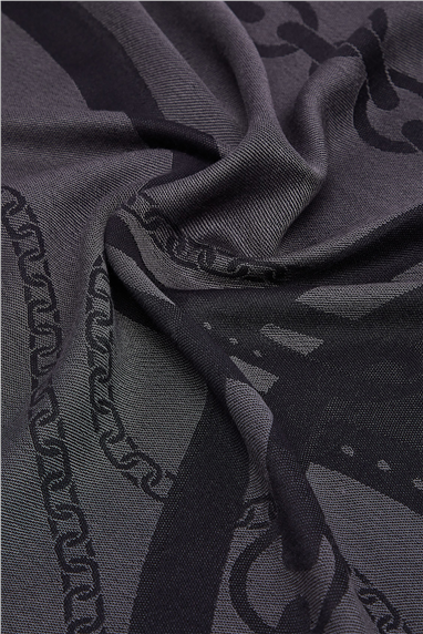 Liu Jo Triangolo Jacquard Kadın Şal Siyah
