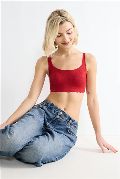 Sloggi ZERO Feel Bliss Festive Top Kadın Sütyen