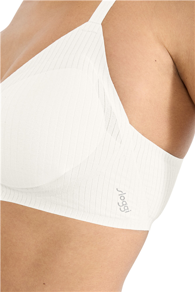 Sloggi ZERO Feel Pure Soft bra Kadın Sütyen Beyaz