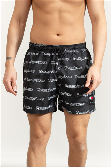 Tommy Hilfiger Medium Drawstring Aop Print Erkek Şort Mayo