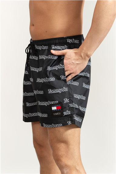Tommy Hilfiger Medium Drawstring Aop Print Erkek Şort Mayo