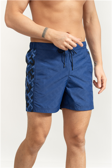 Tommy Hilfiger Medium Drawstring Print Erkek Şort Mayo