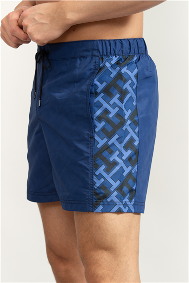 Tommy Hilfiger Medium Drawstring Print Erkek Şort Mayo