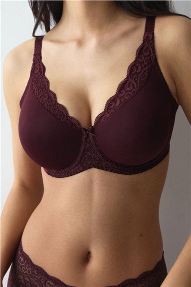 Triumph Amourette W01 Kadın Sütyen Bordo