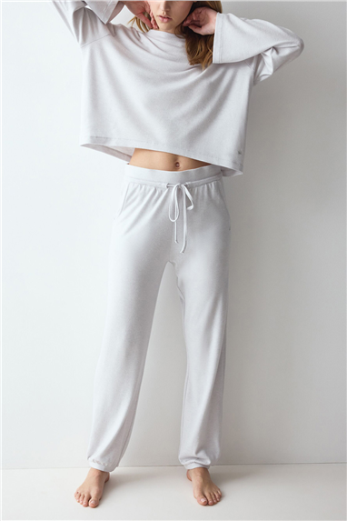 Triumph Cozy Comfort Cozy Trouser X 01 Kadın Eşofman Altı Gri