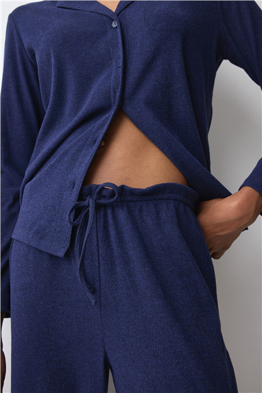 Triumph Mix & Match Trousers Soft Kadın Pijama Altı Mavi