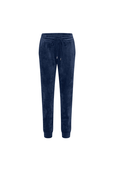 Triumph Velour Rib Trousers Kadın Eşofman Altı Lacivert