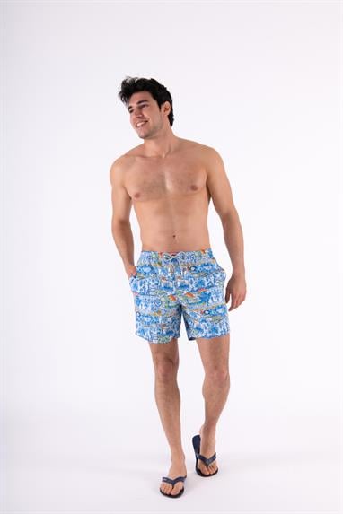 Zeybra Erkek Şort Mayo