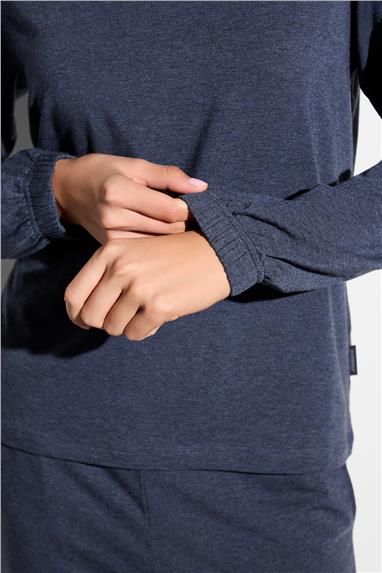 Zimmerli Soft Lounge Kadın Uzun Kollu T-Shirt