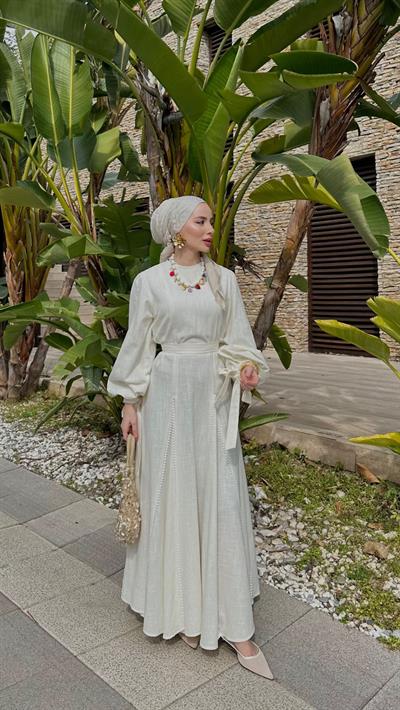 PARÇALI KETEN ELBİSE 