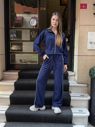 Bonnie Şeritli Takım Lacivert