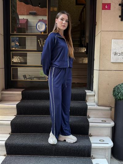 Bonnie Şeritli Takım Lacivert
