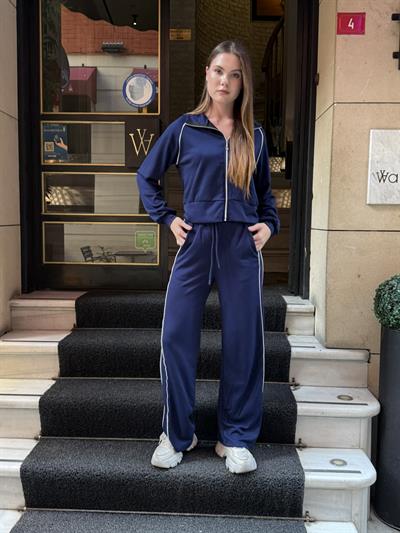 Bonnie Şeritli Takım Lacivert