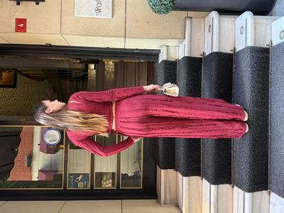 Janna Büzgülü Takım Bordo