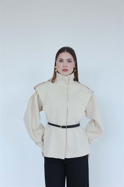 Naomi Kemerli Tasarım Ceket Taş