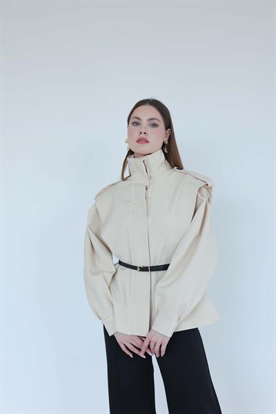 Naomi Kemerli Tasarım Ceket Taş