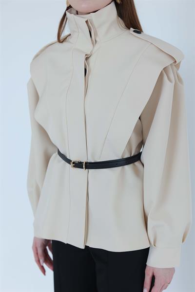 Naomi Kemerli Tasarım Ceket Taş