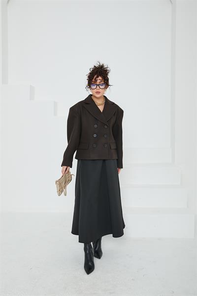 Olinda Kahve Kaşe Ceket