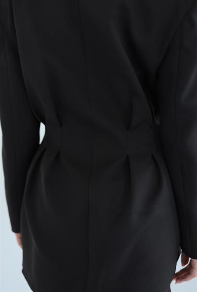 Pens Detaylı Ceket Siyah