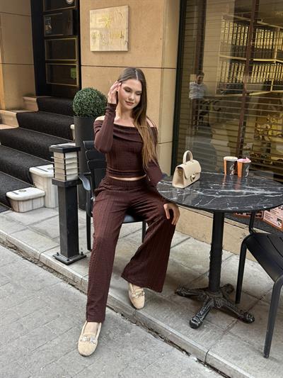 Rosie Madonna Takım Kahve