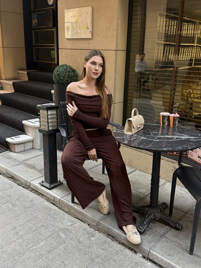 Rosie Madonna Takım Kahve