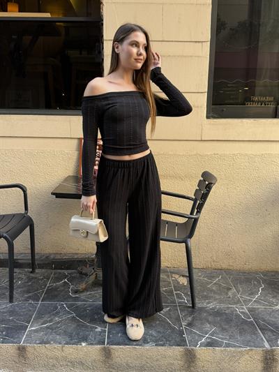 Rosie Madonna Takım Siyah